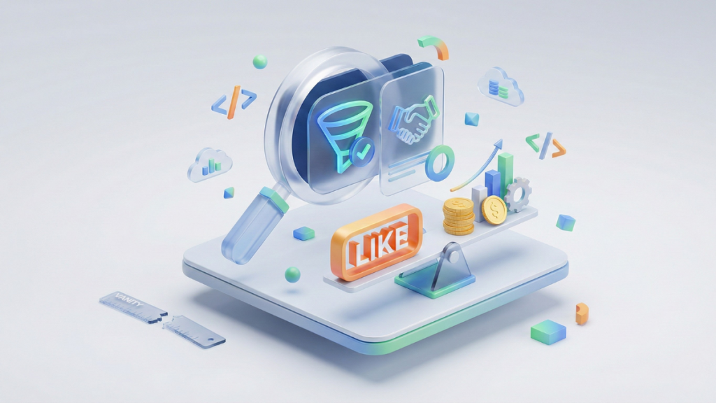 B2B lead quality metrics focused on funnel progression and sales impact