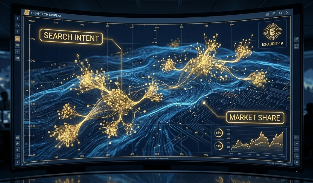 B2B high-intent keyword audit and intent mapping strategy.