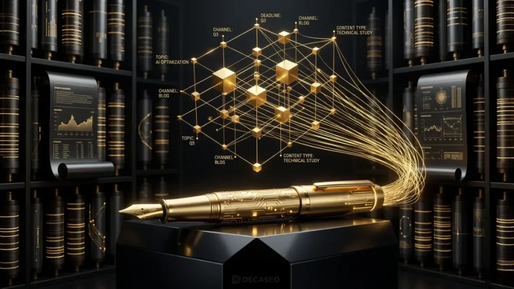 Diagram of the Golden Pen Standard editorial governance for B2B authority.